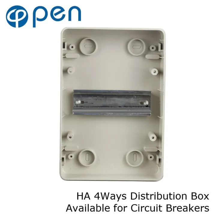 ชุดจ่ายไฟชุด-ha-ip66-4way-กันน้ำสำหรับเบรกเกอร์วงจรไฟฟ้าบนกำแพงในร่ม
