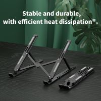 Laptop Holder Stand Plastic Nonslip Adjustable Foldable Portable For HP MacBook Air Pro Notebook Computer Bracket Lifting Holder