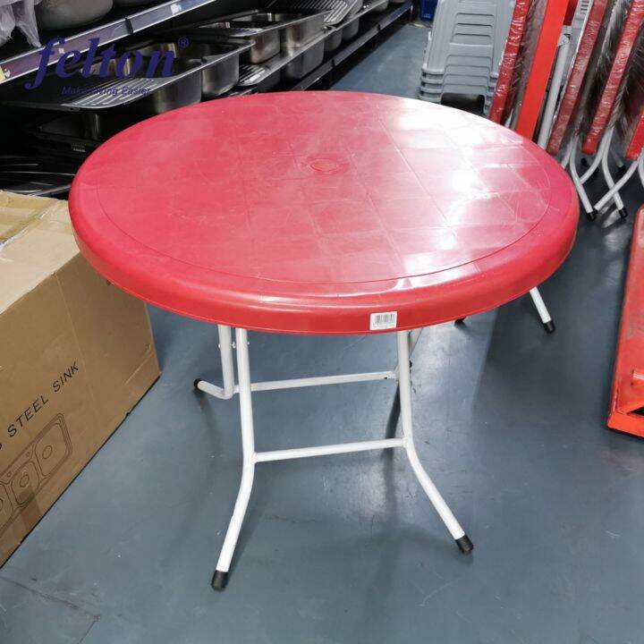 [Wholesale / Retail ]FELTON Round Foldable Table FRT880 Lazada