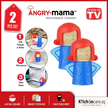 1pcs Kitchen Microwave Cleaner Angry Mama Oven Steam Easily Cleans tool  home Refrigerator Cleaning Disinfecting Appliances