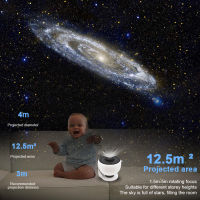 ใหม่13 In 1 Planetarium Galaxy Starry Sky Projector Night Light HD Star Aurora Projection โคมไฟสำหรับห้องนอนเด็ก Home Party Decor