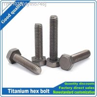 1/5Pcs Metric M2.5 M3 M4 M5 M6 M8 M10 M12 M14 M16 Pure Titanium TA2 External Outside Hex Hexagon Head Screw Bolt Length 5 100mm