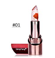 OOO MALL 1 X Jelly Lipstick Beauty Bright Flower Crystal Jelly Lipstick Magic Temperature Change Color Lip
