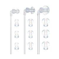 【YP】 Hearing Aid Earplug Ear Plugs Eartips Domes with Sound Tube 3 Tubes   9 (L M S) Aids Accessories