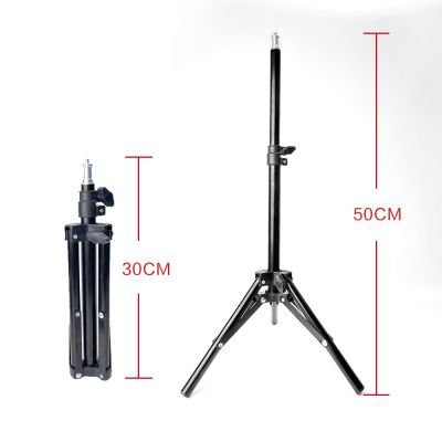 [ELEGANT] 30-50cm Desktop Tripod Stand Extensionable Portable Tripod for Mobile Phone Camera Flash Light Microphone Stand Holder Youtube