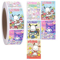 500PCS/roll Sanrio Sticker Baking packaging label seal sticker Kuromi Cinnamoroll Melody POCHACCO pompompurin