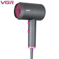 ไดร์เป่าผม VGR Hair Dryer เครื่องเป่าผมไฟฟ้า ไดร์ ไดรเป่าผม ลมร้อน ลมเย็น 2 ระดับ 1600-2000W ไดร์จัดแต่งทรงผม ไดร์เป่าผมพกพา สายไฟยาว 1.8 เมตร