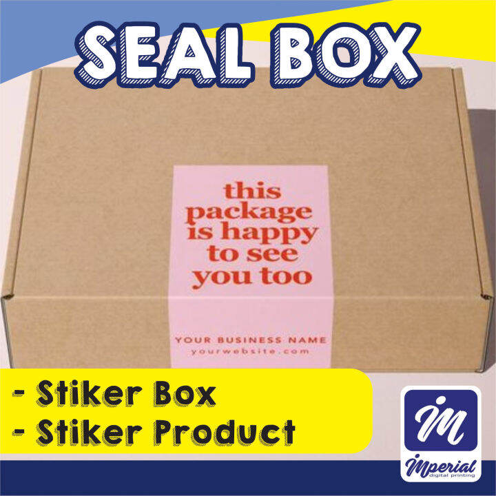 STIKER THANK YOU UNTUK PACKAGING / SEAL BOX / SEAL PRODUCT / SEAL PACKAGING / LABEL PRODUCT