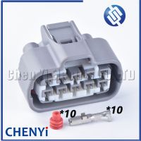 1 set 10 Pin Automobile waterproof connector Transmission solenoid valve plug 7283-1407-40 90980-11658 for Toyota With terminals