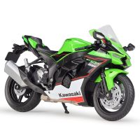 รถมอเตอร์ไซค์ ZX-10R นินจา2021ของเล่นแบบจำลองรถมอเตอร์ไซค์ของสะสม