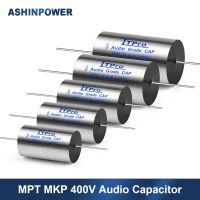 1Pcs Audio Capacitor MPT MKP 400V HIFI DIY Axial Fever Crossover Coupling Frequency-Divided For Audio Capacitor Speaker