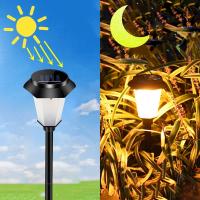 【LZ】❃✕❃  Lâmpada led solar ao ar livre à prova dwaterproof água jardim decoração luzes chama tocha enterrado luzes paisagem solar jardim luz