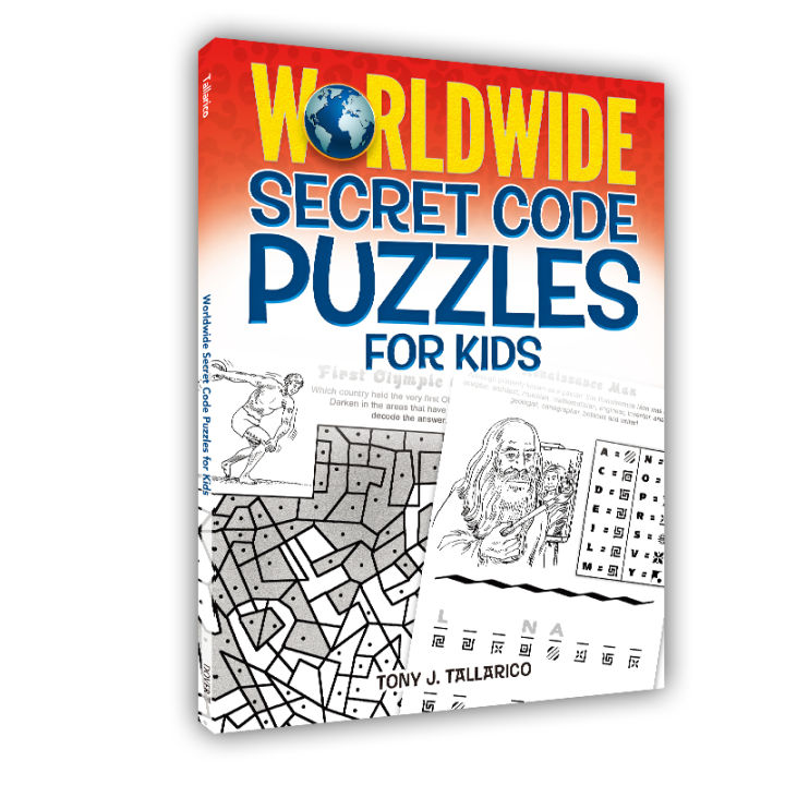World secret code puzzles for kids extracurricular knowledge to expand world history knowledge for children