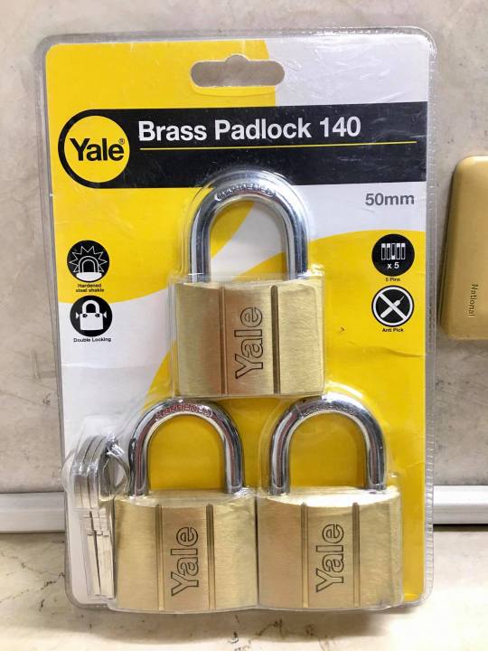 Yale Brass Padlock V Set Of Mm Mm Mm And Mm Lazada Ph