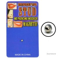 Boom✿ Stainless Steel Magnetic Stud Earring Magnet Nose Ear Lip Stud Non Piercing Tragus Nose Stud Body Jewelry Uni