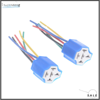 Liujinpeng เต้ารับรีเลย์ฮอร์น5ขา,ขั้วหลอดเซรามิค DC 12V พร้อมสายสำหรับรถจักรยานยนต์