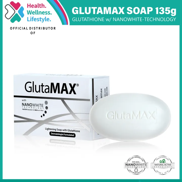 Glutamax Lightening Soap With Glutathione 135g With Nanowhite Technology Lazada Ph 4230