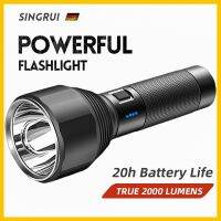 Original Singrui Powerful Flashlight Professional High Power Led Flashlights Hunting Lantern 2000 Lumens Rechargeable