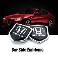 2 ชิ้น/เซ็ตจัดแต่งทรงผมสติกเกอร์รถ Honda โลโก้เหมาะสำหรับฮอนด้าซีวิคซีอาร์วี Crosstour อุปกรณ์เสริมรถยนต์