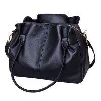 【YF】 Casual Black Genuine Leather Bag for Women  First Layer Cow Handbag 2023 New Fashion Ladies Tote or Shoulder Bags