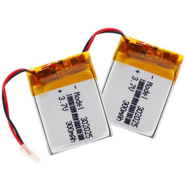 1-2-4pcs-3-7-v-300mah-302025-lipo-li-polymer-แบตเตอรี่-lithium-polymer-pcm-สำหรับ-mp3-mp4-mp5-ชุดหูฟังบลูทูธสมาร์ทนาฬิกา