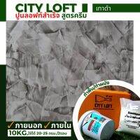 ส่งฟรี City Loft ปูนลอฟท์สำเร็จ สูตรครีม สีเทาดำ ครบเซต 10กก. (ใช้ได้ 20-25ตรม./2รอบ) ทำผนัง ทำพื้น ภายนอก ภายใน