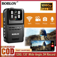 BOBLOV 880Wวัตต์ WIFI มินิร่างกายสวมใส่กล้อง,1080จุด IR Night Vision กระเป๋ากล้องวีดีโอ APP ควบคุมบันทึกวิดีโอกันน้ำสำหรับตำรวจเฝ้าระวังยามรักษาความปล