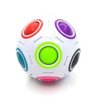 Creative Magic Rainbow Ball Cube Speed Puzzle Ball Kids Educational Learning Funny Toys for Children Adult Stress Reliever