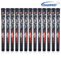 Champkey กริบไม้กอล์ฟ กริบเหล็ก แบบ 1 และ 10 ชิ้น ลายกะโหลกดำส้ม (GCK006) Grip iron Champkey Skull Black-Orange