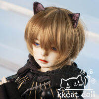 วิกตุ๊กตา BJD เหมาะสำหรับ1/3 1/41/6หลากหลายใหม่แฟชั่นผู้ชายผมสั้นผ้าไหมวิกผมอุณหภูมิสูงสั้นผมตุ๊กตาอุปกรณ์เสริมทั่วไป