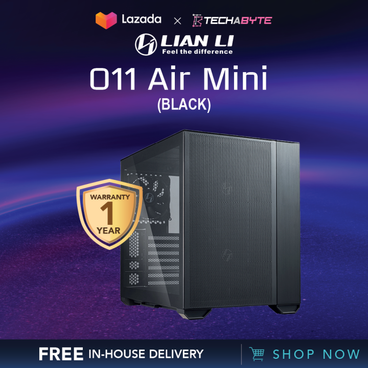 Lian Li O11 AIR Mini Mid Towr ATX Case - Black | Lazada Singapore