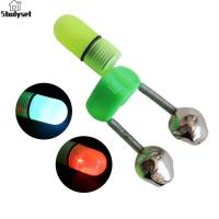 Studyset IN stock Led Night Fishing Rod Bite Bait Alarm Light Twin Bells Clip Alerter Lightweight Portable Camping Equitment