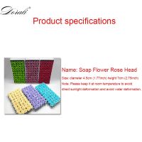 50Pcsbox Artificial Soap Rose Flower Wedding Decoration Diy Holding Flowers Heads For Wedding Party Christmas Valentines