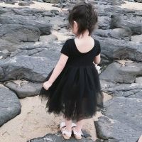 เสื้อผ้าเด็กผู้หญิง เดรสเด็กผู้หญิง ชุดเดรส ชุดเจ้าหญิง Childrens clothes girls dress summer 2019 new little girl prin