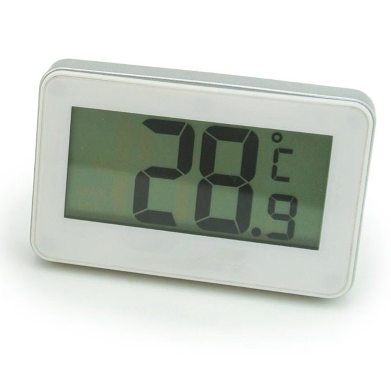 New Wireless Digital Thermometer W/ Magnet Hook for Refrigerator Freezer Fridge 