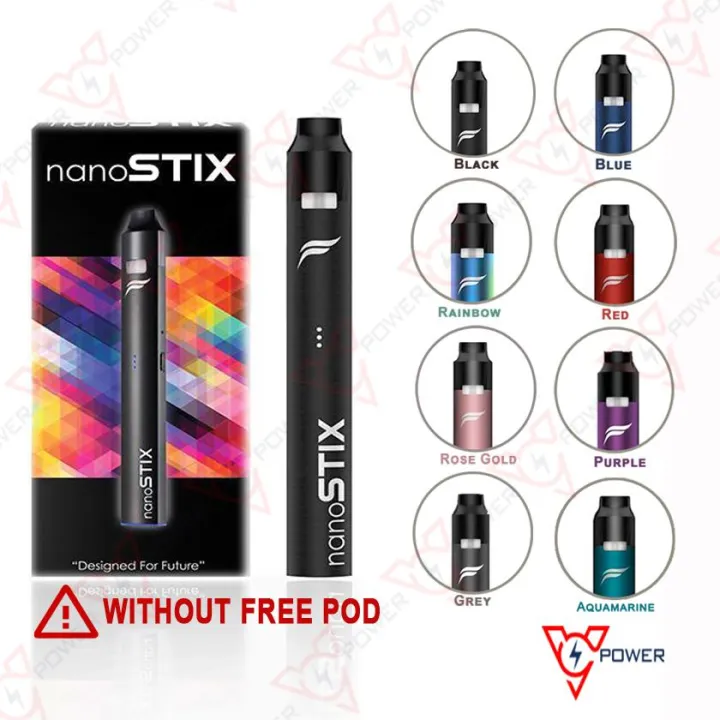 Original NanoSTIX POD Starter Kit + 4 Nanopods (Optional) Refill