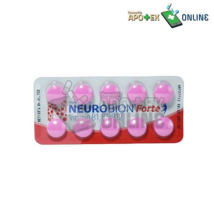 NEUROBION FORTE STRIP ISI 10 TABLET/ VITAMIN B KOMPLEKS | Lazada Indonesia