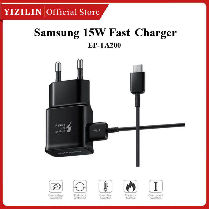 Samsung Wall Charger 15W Fast Charging Travel Adapter (EPTA200) with 2A Type C Cable for S22