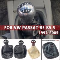 ปลอกหุ้มหัวเกียร์รถยนต์สำหรับ B5 VW Passat B5.5 1998 1999 2000 2001 2002 2003 2004 2005ความเร็ว5/6ด้วยตนเอง Ysno