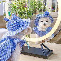 Instead Dog Plaid Sunshade Hat Puppy Cat Cute Something Ear Hats Teddy Take Out. Capdoor Accessories Filter to Wizard