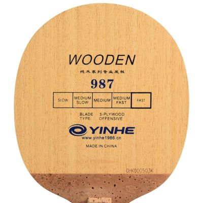 Hkuykykytfngbn ต้นฉบับ YINHE 987ลายกีฬาปิงปองใบมีด (เกาหลีชนิด5 Ply ไม้) ญี่ปุ่น Penhold JS ไม้เทนนิสไม้พายปิงปองค้างคาว