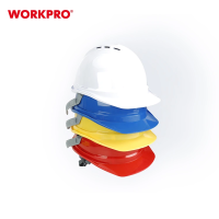 WORKPRO หมวกเซฟตี้ หมวกนิรภัย CE สีเหลือง WP376000, สีแดง WP376001, สีฟ้า WP376002, สีขาว WP376003