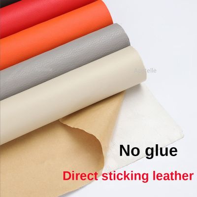 【hot】 Fabric Sticker Scrapbook Leather 50/100x138cm Self-adhesive Repair Sofa Pasted on