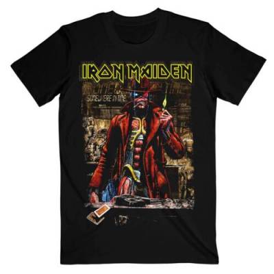 Iron Maiden T Stranger Sepia Black Cotton