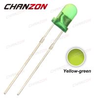 【✱2023 HOT✱】 ganfengsu3936969 Chanzon หลอดไฟ Led 3มม. สีเขียวสีเหลืองฟุ้ง20ma Dc 2V แบบกลมมุมกว้างแบบจุ่ม3มม. โคมไฟ Led Pcb ไดโอดเปล่งแสงแสง100ชิ้น