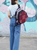 เลือกสี กระเป๋าเป้ กระเป๋านักเรียน ผ้าปัก Thai Hmong Shoulder School Backpack