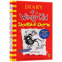 Original English Diary for kids 11 Diary of a Wimpy Kid Double Down childrens English story chapter Bridge book campus childrens literature Primary School students cartoon extracurricular reading english original