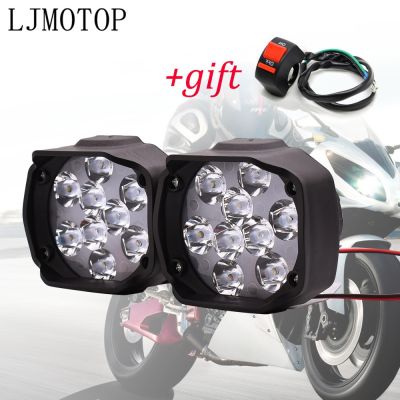 Motorcycle Headlight 6/9LED 10W Light Motorbike Fog Lamp Scooters Spotlight For BMW F800 R1200 GS Adventure F800 GT R S F800ST