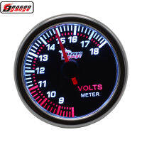 Dragon Gauge 52mm Universal White Blacklight Motor Auto Car volt Gauge 8-18V เครื่องวัดแรงดันไฟฟ้าจัดส่งฟรี