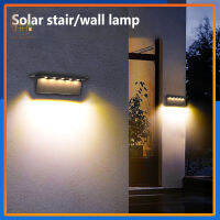 2ชิ้น Lampu Solar Dinding Led กลางแจ้ง Ip65แสงสำหรับแต่งสวนกันน้ำสำหรับลานรั้วสนามวิลล่า